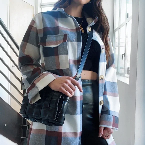 Full Length Flannel Jacket - Picture 3 of 5